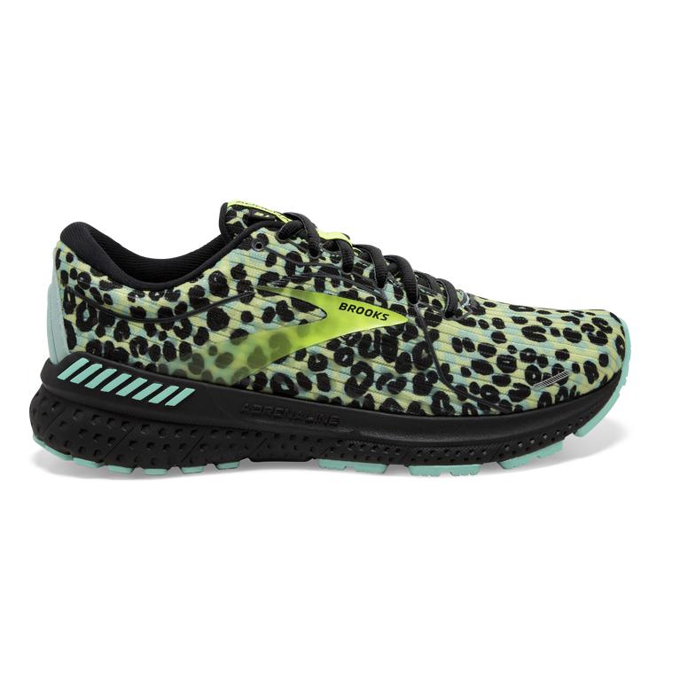 Brooks Adrenaline GTS 21 Women's Road Running Shoes - Ocean/Black/Nightlife/Camo (16304-JQRY)